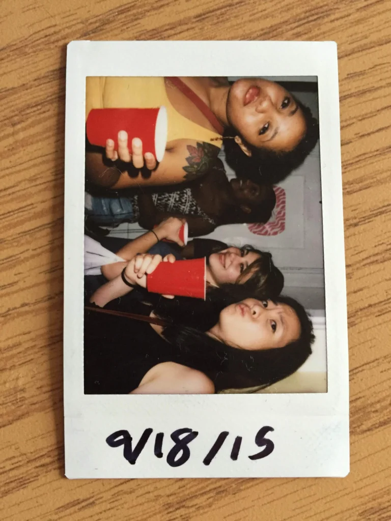 Pilar on Polaroids