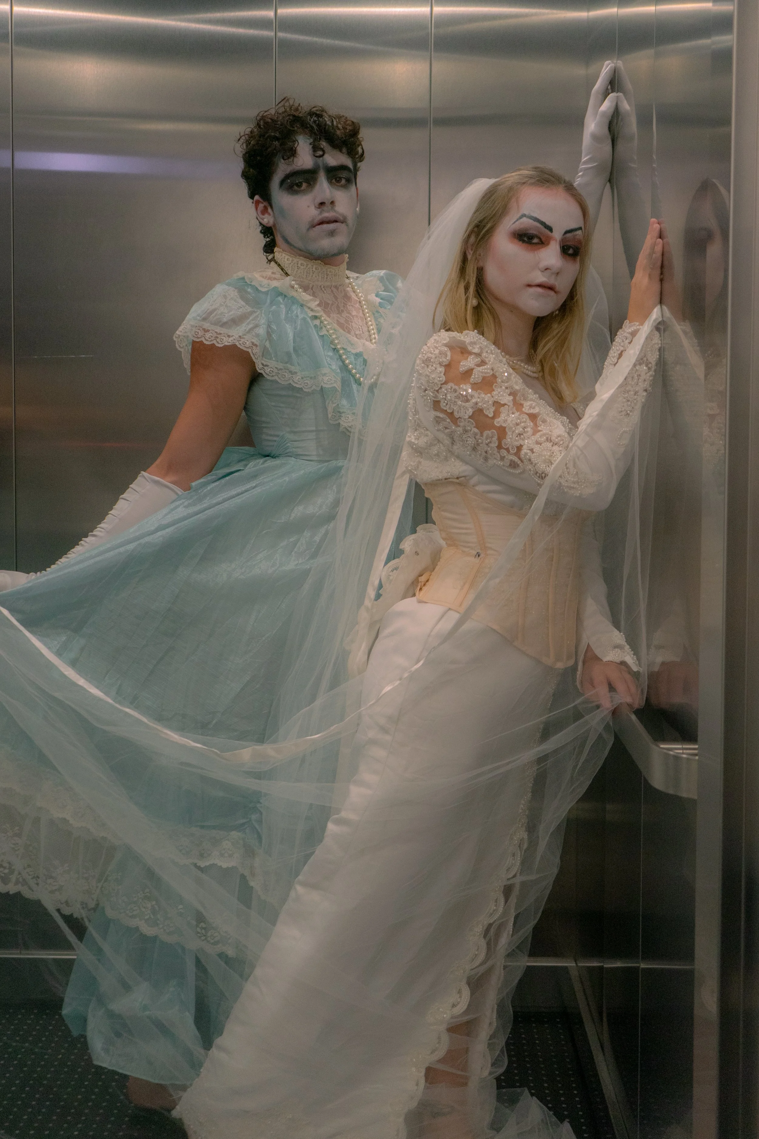   Directed by Eloisa de Farias and Julia Smith    Photographed by Carys Hirawady    Modeled by Zarina Levitsky and Sergio Cana Rodriguez    Styled Julia Smith    Makeup by Jennie Greco    Hair by Hellen Zhang  