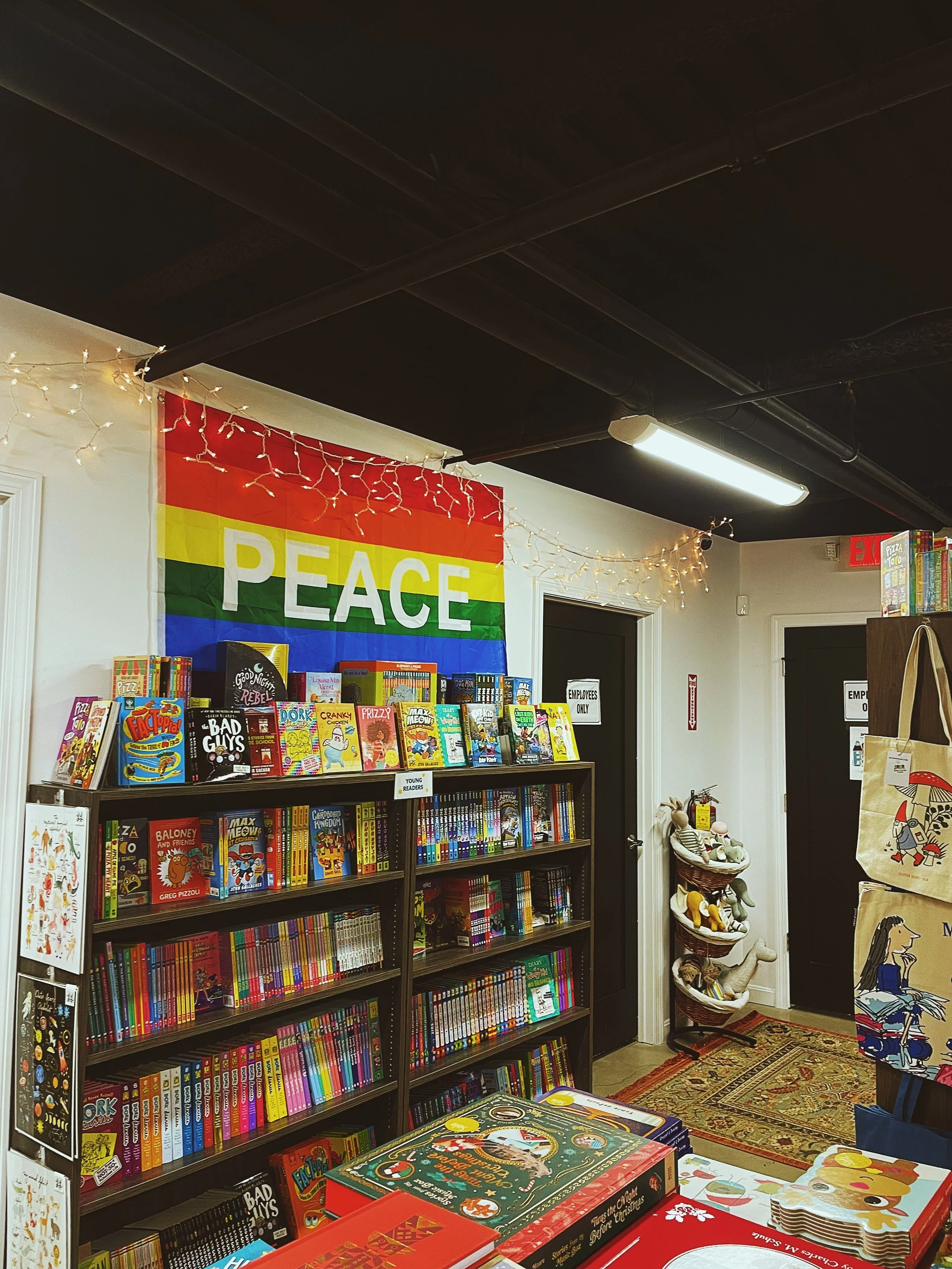 IAM also offers a “Bargain Books” section (not pictured,) which were priced at $7-$12 per book.