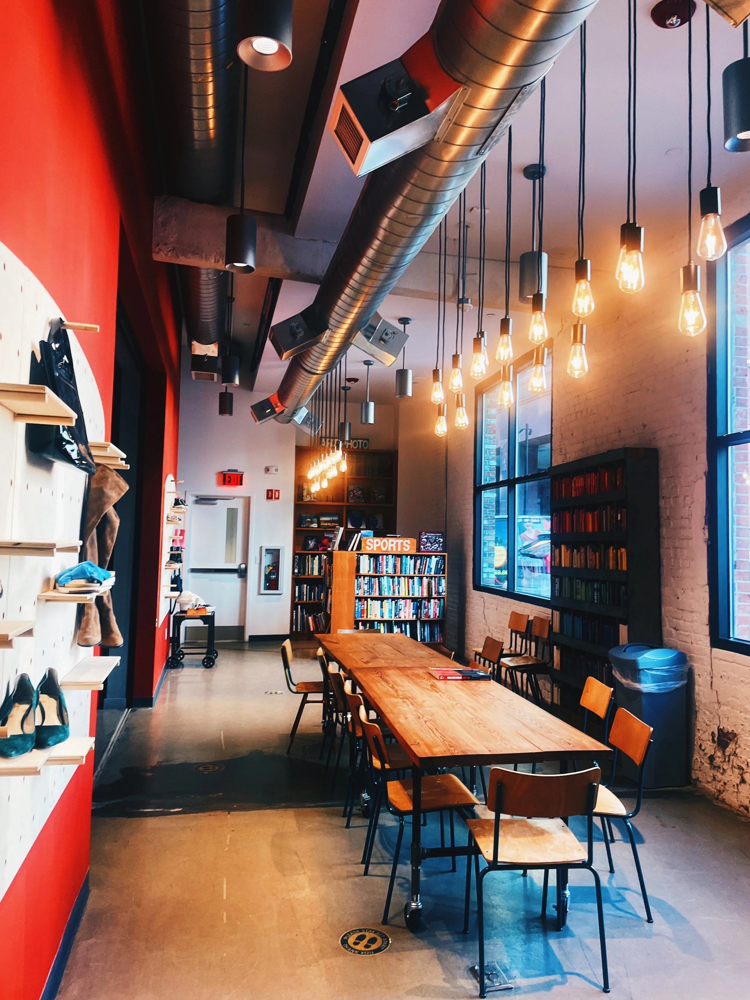 The Reading Room, where Rema and I had most of our conversation when we weren’t roaming the shelves.