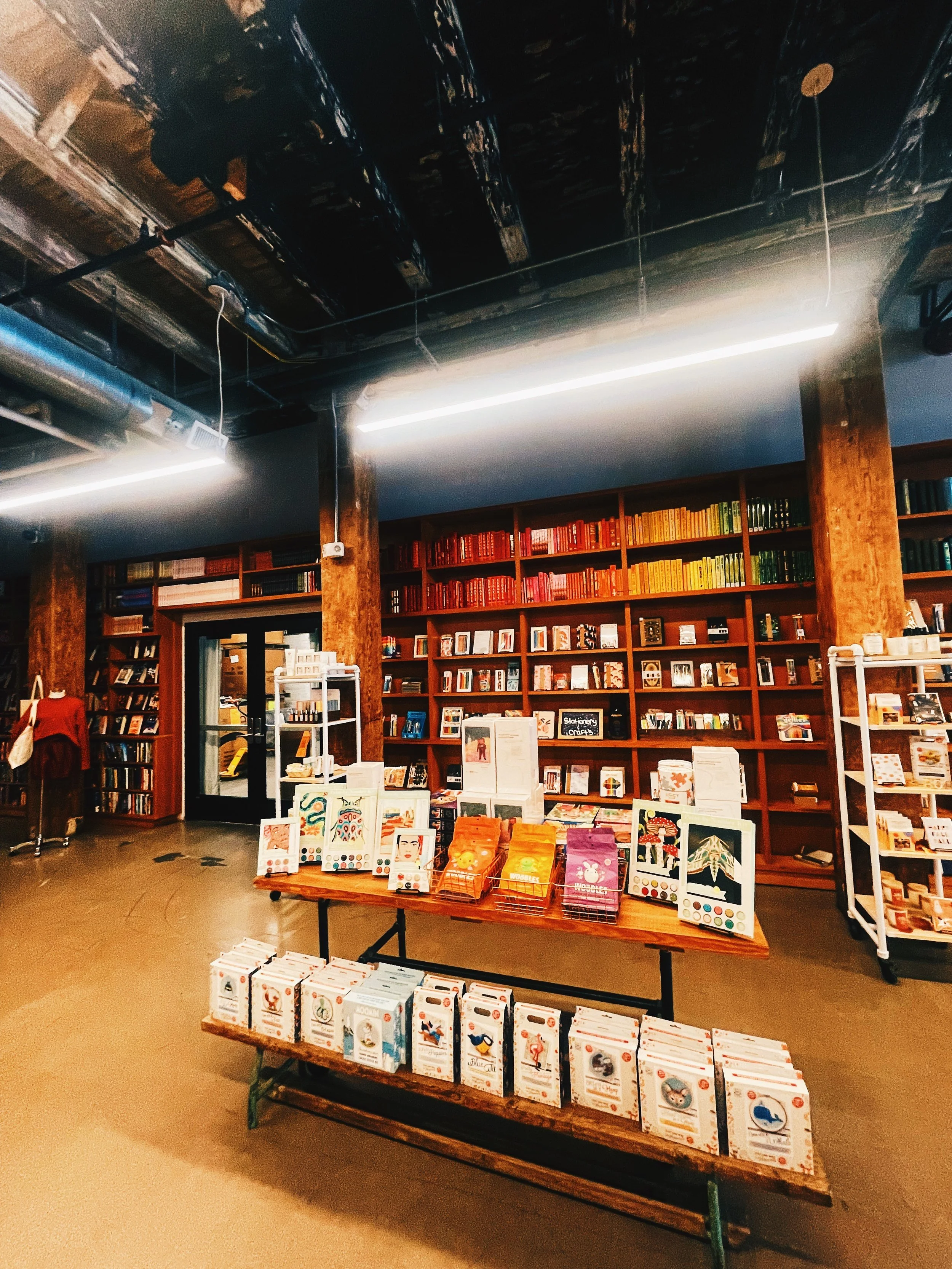 The store sells a variety of gifts, stationery, and crafts for all ages.